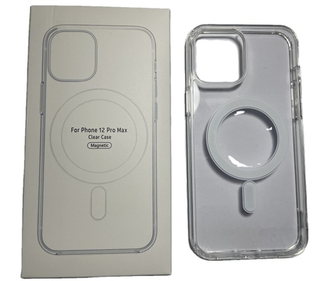 Original Shockproof Clear Tpu Case For Apple Iphone 14 Pro Ring Phone Case Cover Clear Magsafing Wireless Charger Maximum Magnetic Silicone